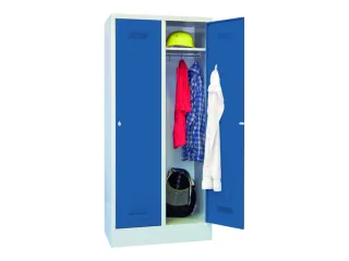 locker,HxBxD 1850x800x500mm,2vak,vak B 400mm,RAL7035,front RAL5010 - 2