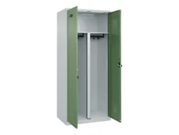 PBM-locker,HxBxD 1850x800x500mm,2vak,vak B 400mm,draaigrendel