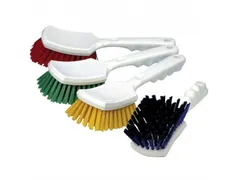 Handborstel Met Steel Medium Hard Blauw Set 2 Stuks