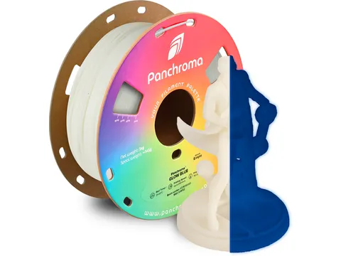 Polymaker 3D filament Panchroma PLA Glow 1,75mm Blauw 1kg