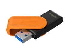 256GB Portable USB 3.2 Gen 1 DataTraveler Exodia S (Black/Orange)