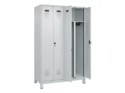 PBM-locker,HxBxD 1950x1200x500mm,4vak,vak B 300mm,draaigrendel