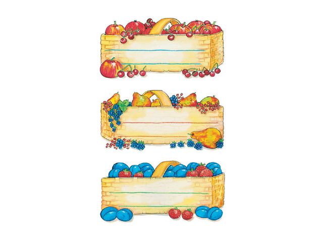 Keuken Etiket Herma 3604 Fruitmand | HermaLabels.be