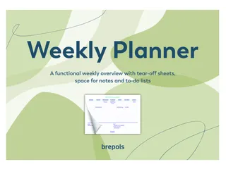 Planner Brepols Weekly planner A4 7d/1p Assorti - 3