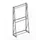 magazijnrek voor profielen,grondveld,eenzijdig,HxBxD 3000x1400x500mm