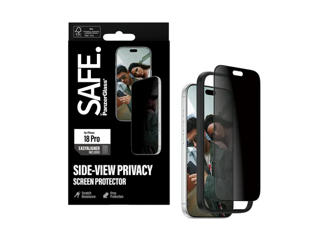 PanzerGlass SAFE. by Privacy Screen Protector iPhone 2026 Pro | Ult