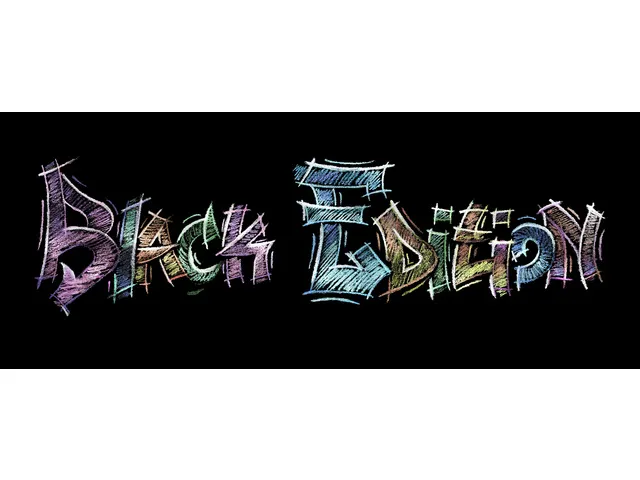 Crayon de couleur Black Edition 12 couleurs métalliques