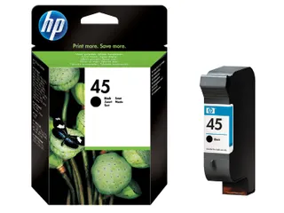 HP 45 Inktcartridge 51645A Zwart Origineel - 1