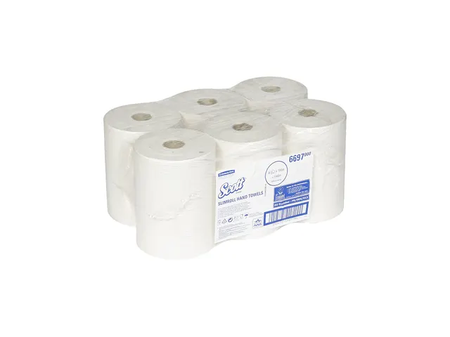 Scott Handdoekrol 6697 Slimroll Airflex 1-laags Wit