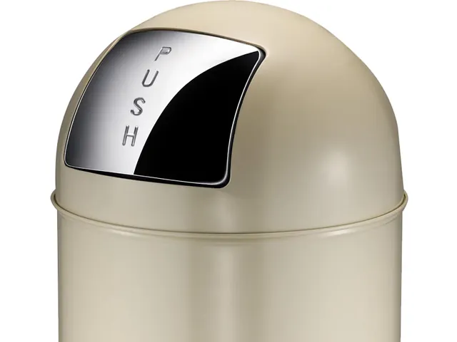 Afvalbak Pushcan 40 Liter Creme