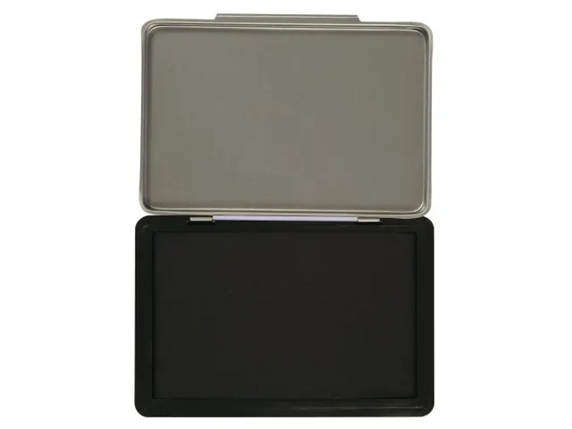 Stempelkussen 90x55mm Zwart