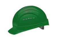 Veiligheidshelm Euroguard Groen HDPE 6-punts draaiknop