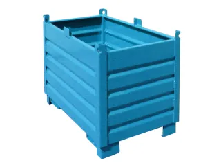 Systeem-Stapelcontainer Blauw 850x600x1200mm 500kg Inhoud 0.5m³ - 1