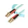 Aqua OM4 Duplex multimode glasvezel kabel 100 Gb 7 Meter