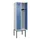 locker,HxBxD 2120x600x500mm,2vak,vak B 300mm,cil.-slot,voetonderstel