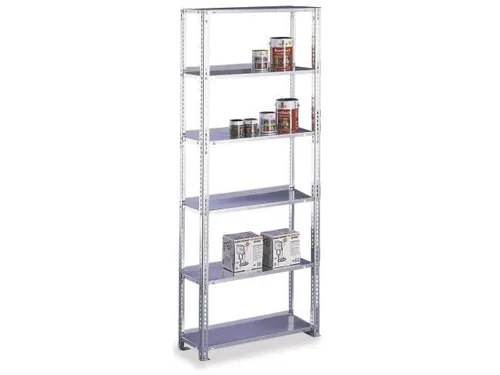 magazijnstelling,grondveld,HxBxD 1850x754x304mm,vaklast 80kg