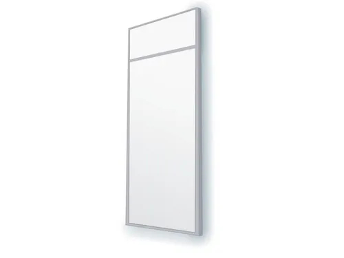 massieve wand,B 1200mm,wandkleur RAL9010,afdekprofielen RAL7035