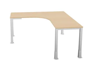 In hoogte verstelbaar bureau in vrije vorm,NE-esdoorn - 2
