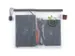 etui A4 Phat-Bag transparant taupe met ritssluiting