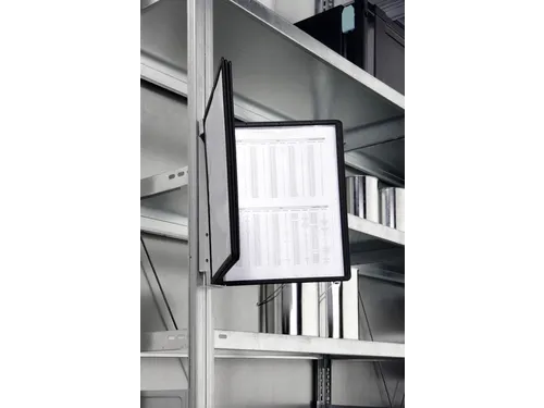 Magnetische wandmodule voorzien van 5 zwarte SHERPA zichtpanelen