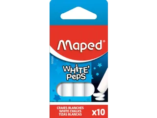 Schoolbordkrijt Maped White'Peps set à 10 stuks wit - 3