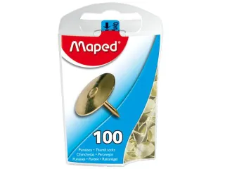 Punaises Maped messing 100 stuks - 2