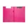 Klembordmap MAUL A4 staand met penlus PVC neon roze