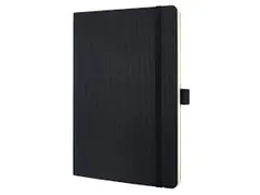 Notitieboek Conceptum A5 zwart blanco SC 194pag 80gr