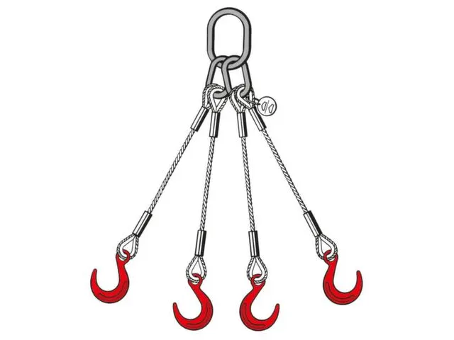 Élingue Multibrins 4Brins Cmu 0-45° 4 2T Ø Câble 14Mm Longueur Uti
