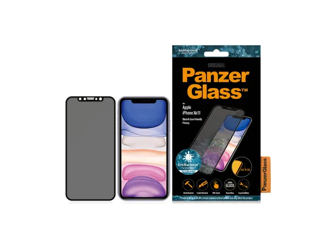 PanzerGlass Privacy Screen Protector iPhone 11 | XR | Edge-to-Edge,