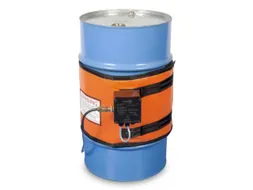 Verwarmingsmantel,V. 120L Vat,Buiten Glasvezel/Silicone,Oranje