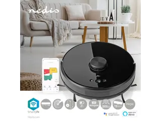 Robotstofzuiger Nedis wifi laser 3-in-1 zwart - 34