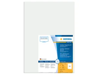 HERMA 9544 Weervast Outdoor folie-etiket A3 297x420mm Wit 40 stuks - 2