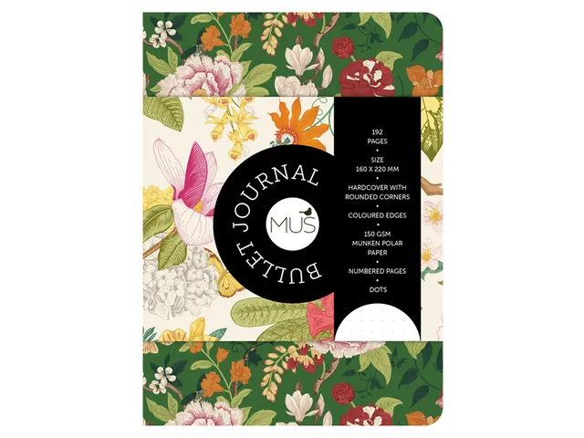 Mijn Bullet Journal Bloom dots 192 pagina's Groen