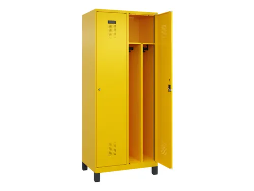 locker voor scheiding van kleding,HxBxD 1950x800x500mm,2vak