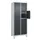 lockerkast,HxBxD 1950x800x500mm,2x4vakken,vak B 400mm,cil.-slot,voeten