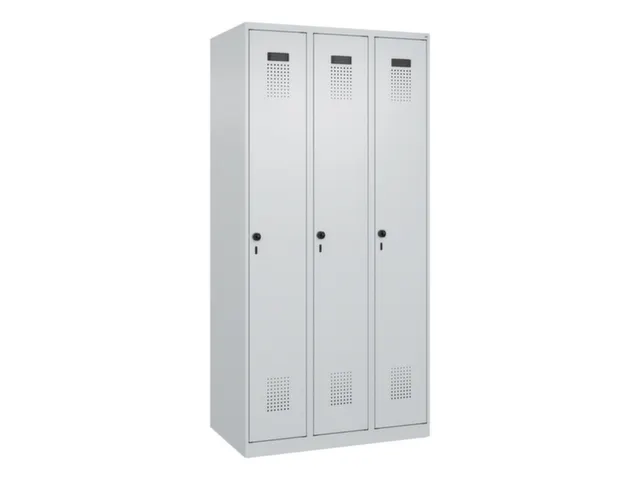 locker voor scheiding van kleding,HxBxD 1850x900x500mm,3vak
