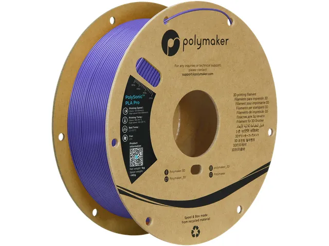 Polysonic PLA PRO HS TOUGH 1,75mm paars 1kg