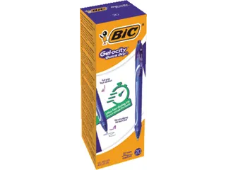 Gelschrijver Bic Gel-ocity quick dry medium blauw - 3