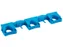 Ophangrek Vikan Hi-Flex Wand 420mm Blauw 3 klemmen, 2 haken