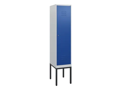 locker,HxBxD 1950x400x500mm,1vak,vak B 400mm,cil.-slot,voetonderstel