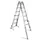 Bokladder Verstelbaar 1.80m 2x6sporten Verstelbereik 40-130/185cm