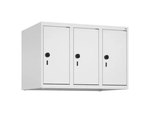 opzetkast,v. locker,3vak.,vak B 250mm,HxBxD 500x750x500mm,vleugeldeur