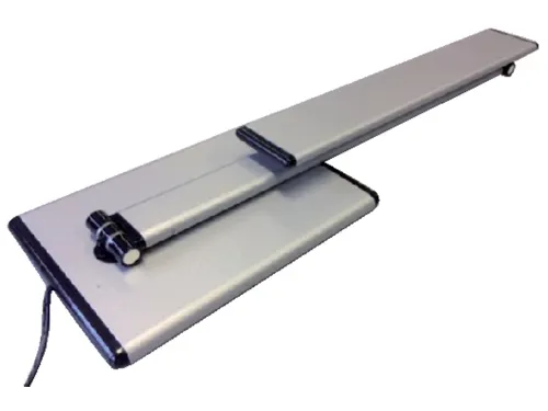 Bureaulamp Unilux Terra led aluminium grijs
