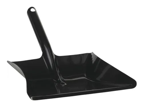 Stofblik Vikan ca. 24x38cm metaal Zwart