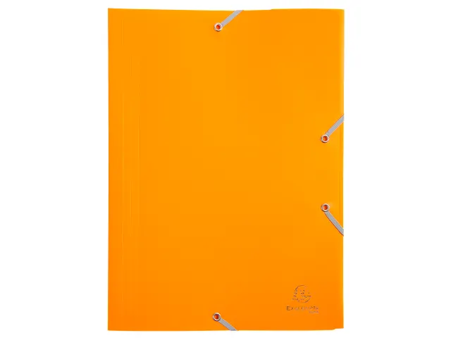 Elastomap 3 kleppen ondoorschijnende Polypropyleen 4/10de A4 Assorti