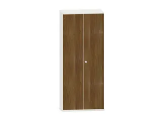 kantoorkast,HxBxD 1920x800x430mm,decor romp wit,decor front noten - 1