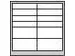 ladekast HxBxD 900x1000x500mm 12laden RAL7035 front RAL7016