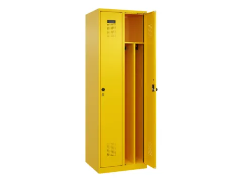 locker voor scheiding van kleding,HxBxD 1850x600x500mm,2vak