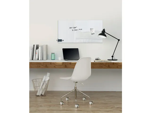 Support stylo Sigel pour tableau en verre 75x37x35mm anthracite